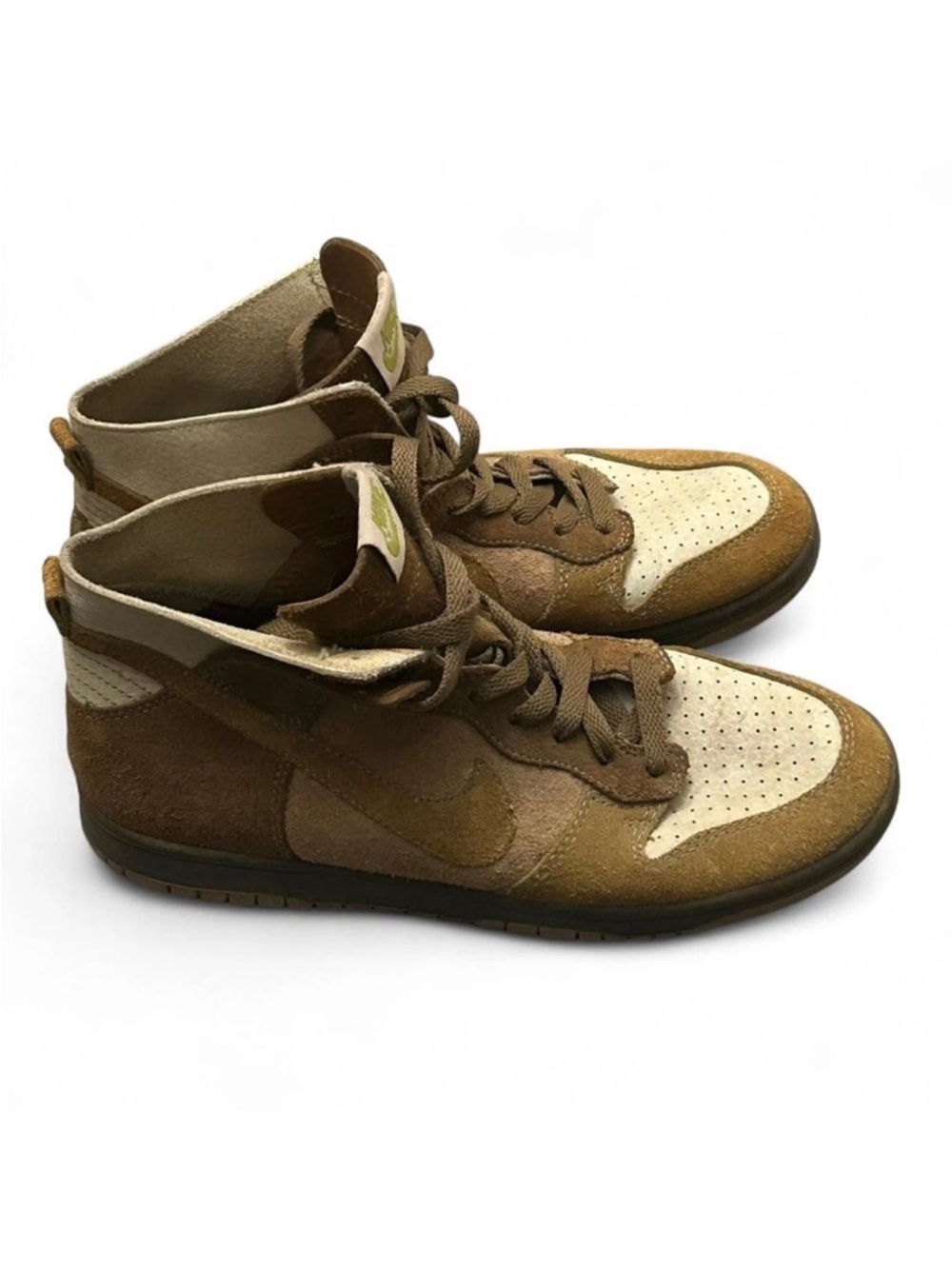 Vintage Nike Dunk High Top NL Considered 2005 Curry Brown Tan Vtg Mens Size 9 - Picture 4 of 8